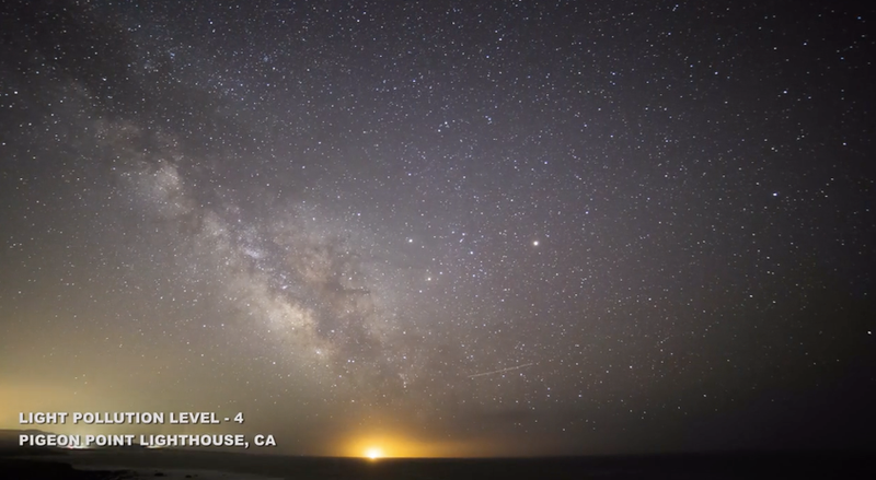 Illustration for article titled Check Out How the Different Levels of Light Pollution Screws Us From Seeing Stars